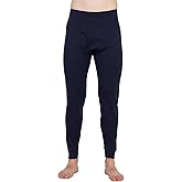 LAPASA Men's 100% Merino Wool Bottom Base Layer Thermoflux Lightweight & Midweight Thermal Underwear Pants Warm Long John