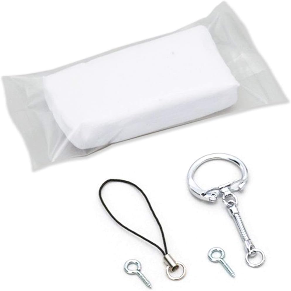 Amazon Co Jp ぷかぷかグーミン 軽量紙粘土 キーホルダー ストラップ 工作キット おもちゃ