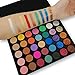 FindinBeauty 35 Colors Eyeshadow Palette Makeup Set, 15 Matte + 10 Shimmer + 10 Pressed Glitter Blending Powder - Bright Natural Smoky Multi Reflective Shades Velvet Texture Eye Shadow Kit