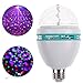 EAGWELL Stage Light Bulb , Rotating Strobe Light Color LED Party Lighting RGB Party Lights Colors ,3-Watt