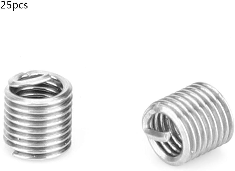 30Pcs M3 x 0.5 Thread Repair Kit Thread Sleeve Screw Thread Repairing Kit Stainless Steel Female Thread Repairing Accessory Assortment Kit Threaded Insert Tool - Image 4