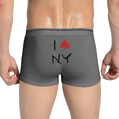 Tianshui Special Comfortable Close-Fitting I NY Tag Trunks Ash XL For Men