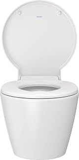 Duravit Starck 1 Toilet Seat Soft Close Urea Thermoset White Stainless Steel view 4
