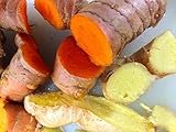 Fresh Organic Ginger & Organic Turmeric Roots combo 1lb Each