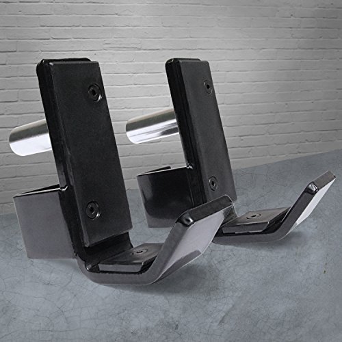 A2ZCARE Pair of Steel JHooks for 2x2 inches Square Tubes Power Rack