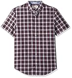 Original Penguin Men's Ss Slub Plaid in P55