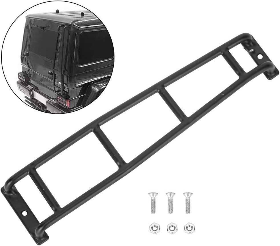 T best RC Rear Ladder, 1/10 Metal Rear Ladder for Climbing RC Car Stairs Upgrade Accessories Compatible with Benz Traxxas TRX4 G500 - Image 5