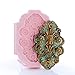 Floral Scroll Work Silicone Mold Food Safe Fondant, Gum Paste, Resin, Polymer Clay, Craft, Jewelry Food Mold.