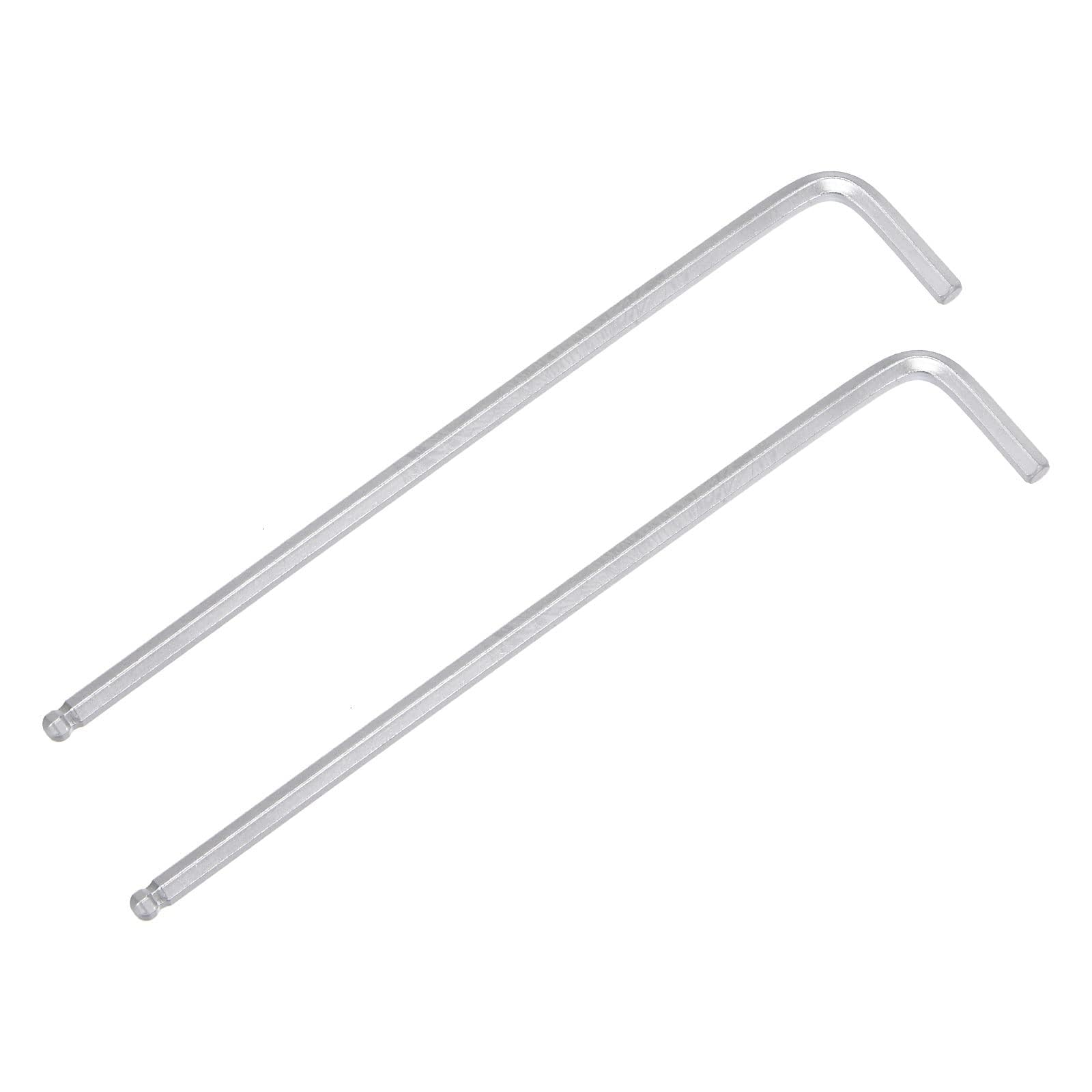 Unifizz 5/32" Ball End Hex Key Wrench, L Shaped Long Arm Cr-V Allen Wrench Repairing Tool, SAE 4 Pcs