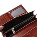 S-ZONE Women's RFID Blocking Real Leather Organizer Wallet Card Holder Clutch