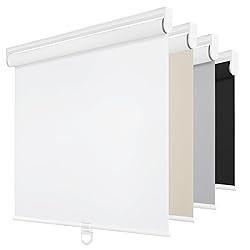 ChrisDowa Cordless Blackout Roller Shades for