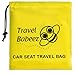 Travel Babeez Durable Car Seat Travel Bag, Airport Gate Check Bag with Easy-to-Carry Backpack-Style Shoulder Straps & Zipper Closure | Ballistic Nylon