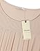 Blouse, Bebonnie Womens Ladies Basic Jersey Fashion Peasant Banded Blouse T Shirts Tunic Top XL Beige