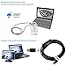 Ultra Slim 0.21 inch Dia. Probe USB Endoscope with Semi Rigid Cable USB Type C Adapter Borescope Waterproof Inspection Camera Snake Camera for PC Notebook and Android Device(5M/16.4ft Cable)