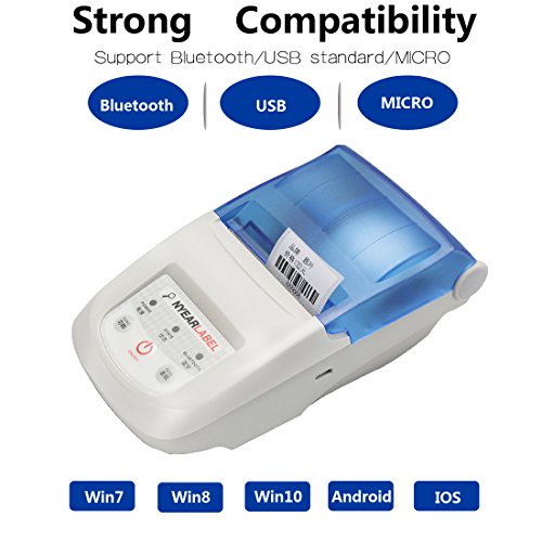 Nyear58-10mm (adjust) receipt printer,portable personal…