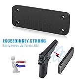 LATIT Magnetic Gun Mount, Concealed Carry Gun Holster with Powerful Magnet Over 43lbs, Easy Access Mount Throughout Your House, Office, Car, Barn, or Shop
