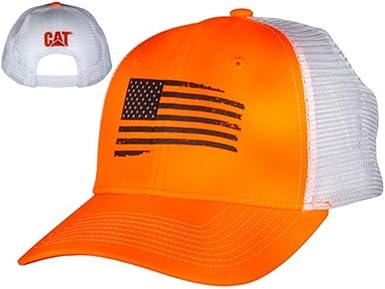 blaze orange snapback