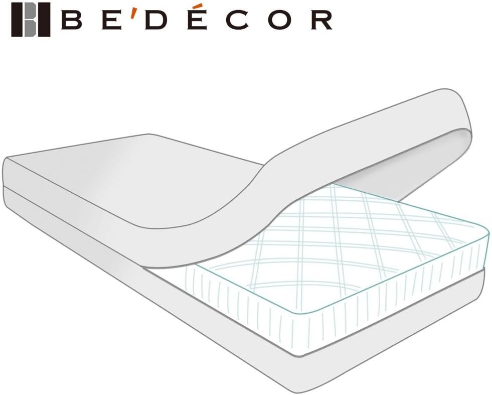 Bedecor Zippered Encasement Six Sides Waterproof, Dust Mite Proof, Bed Bug Proof Breathable Mattress Protector - King Size: Home & Kitchen