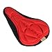 Chinahope-outdoor Cycling Bike 3D Silicone Gel Pad Seat Saddle Cover Soft Cushion Red for MTB, BMX, Mountain, Downhill, Folding Bikethumb 2