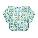 Bumkins Kids Long Sleeve Smock, Waterproof, Art, Crafts, Play, Washable, Stain and Odor Resistant, 3-5 Years &ndash;  Quill