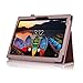 ACdream Case for Lenovo Tab 2 A10 & Lenovo Tab3 10 Business, Folio Leather Cover Case for Lenovo Tab 2 A10-70 & Lenovo Tab3 10 Business Case with auto Wake Sleep Feature, Rose Gold