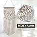 Macrame Woven Wall Hanging Wall Art - Rustic All Organic Wall Ornament - Boho Wall Decor - Perfect Interior Design for Home Workplace