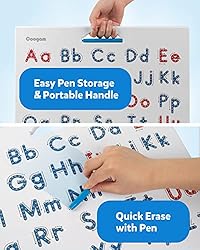 Coogam Magnetic Letters Practicing Board, Magnets