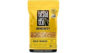 Mango Pineapple Fruit Tea | MAUI MANGO 1 Lb Bag by TIESTA TEA | Caffeine Free | Loose Leaf Herbal Tea Immunity Blend | Non-GMO