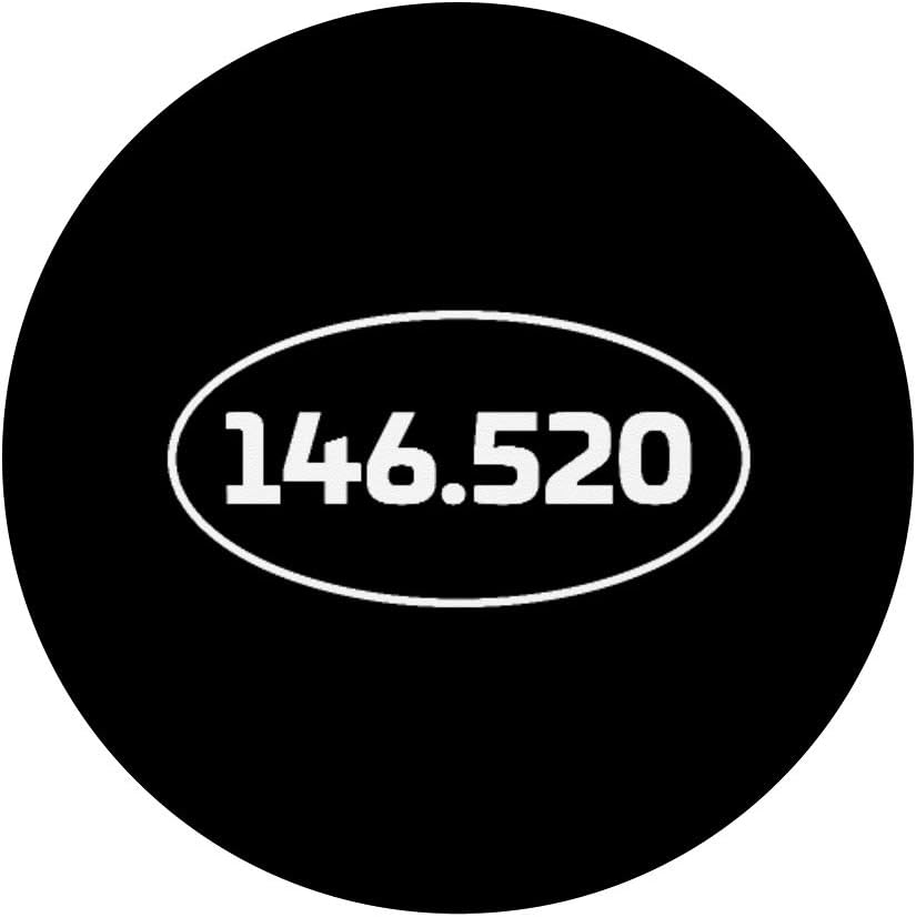 146.520 MHz 2m National Simplex Calling Frequency HAM Radio PopSockets PopGrip: Swappable Grip for Phones & Tablets - Image 4