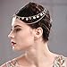 Aukmla Alloy Headbands for Women Head Chain with Sequines (Two Layers)