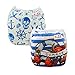 ALVABABY Baby Swim Diapers 2pcs One Size Reuseable Washable & Adjustable for Swimming Lesson & Baby Boy Girl