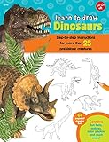 Learn to Draw Dinosaurs: Step-by-step instructions for more than 25 prehistoric creatures-64 pages of drawing fun! Contains fun facts, quizzes, color photos, and much more!
