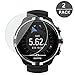 For Suunto Spartan Sport wrist HR Baro Screen Protector Glass,HD Clear Anti-Bubble and Anti-Scratch Full Coverage Screen Tempered Glass for Suunto Spartan [2-Pack]