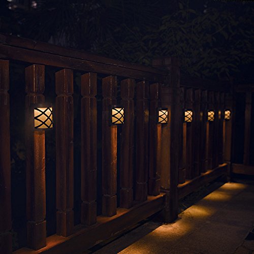 image for XLUX [Warm Light] Solar Light for Wall, porch, garden, fence, path; Su