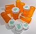 Medicine Pill Bottles with Child-Resistant Caps, Amber Pharmacy Grade, Package of 25 Sets