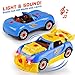 Kids’ Take Apart Racing Car Toy: 30-Piece Construction Play Set for Boys & Girls| Realistic Lights & Sounds Car Assembly Toy Tool Kit | Build Your Own Car Educational Toy For Kids Aged 3+| Top Gifting