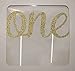 Posh Peanut One Cake Top Handmade in the USA 1st First Birthday Cake Topper Beautiful Decoration in Cursive