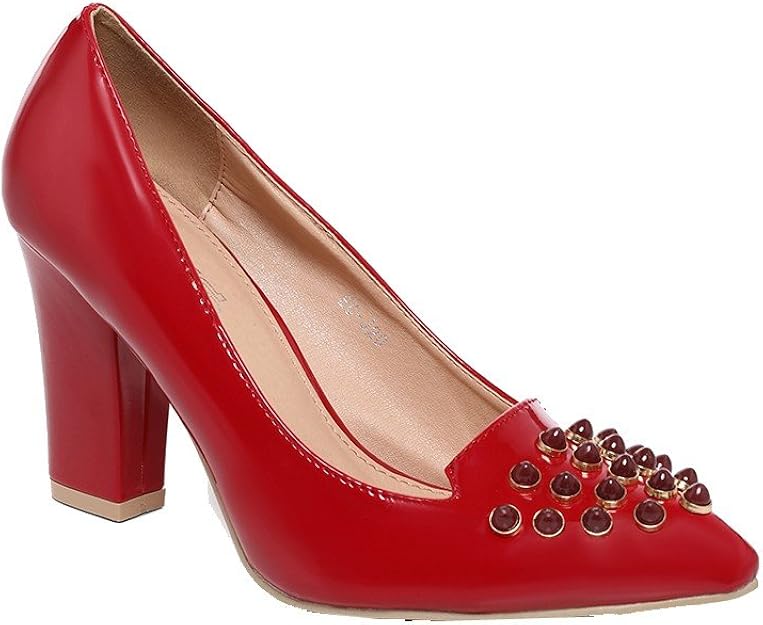 ladies red court shoes uk