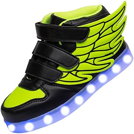 Toddler Little/Big Kid Boy Girl USB Flashing LED Light Shoes Sneaker