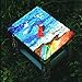 lieomo 200g/Pack Mixed Color Tumbled Stained Glass Mosaic Tiles Home Decoration