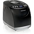 Hamilton Beach Bread Maker Machine, Digital, Programmable, 12 Settings + Gluten Free, Dishwasher Safe Pan + Kneading Paddle, 
