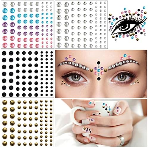 Bindi Dots Face Jewels Face Jewelry For Women Face Gems Stick On