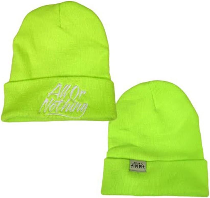 Juliet Simms Men's All Or Nothing Beanie Neon