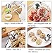 4 pcs Stainless Steel Meat Baller Tongs, Meatball Scoop Ball Maker Tongs (1.38