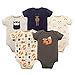 Hudson Baby Unisex Baby Cotton Bodysuits, Forest, 18-24 Months