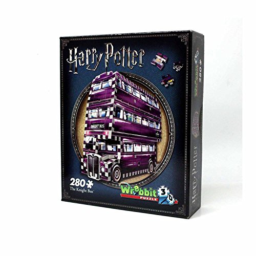 WREBBIT 3D Knight Bus Jigsaw Puzzle (280 Piece)