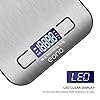 Amazon-Brand-Eono-Digital-Kitchen-Scale-Premium-Stainless-Steel-Food-Scales-Weight-Grams-and-Oz-for-Baking-and-Cooking-5KG1g Amazon Brand - Eono Digital Kitchen Scale, Premium Stainless Steel Food Scales Weight Grams and Oz for Baking and…
