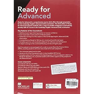 Ready for Advanced (CAE) (3rd Ed) Student's Book & Key, Macmillan Practice Online, Online Audio & eBook