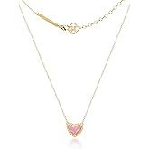 AICase 18K Gold Plated Heart Pendant Necklace for Women,Fashion Dainty Simple Adjustable Length Jewelry,Anniversary Birthday Gifts for Women/MoM/Sister/Friends/Her/Wife/Grandma/Coworker
