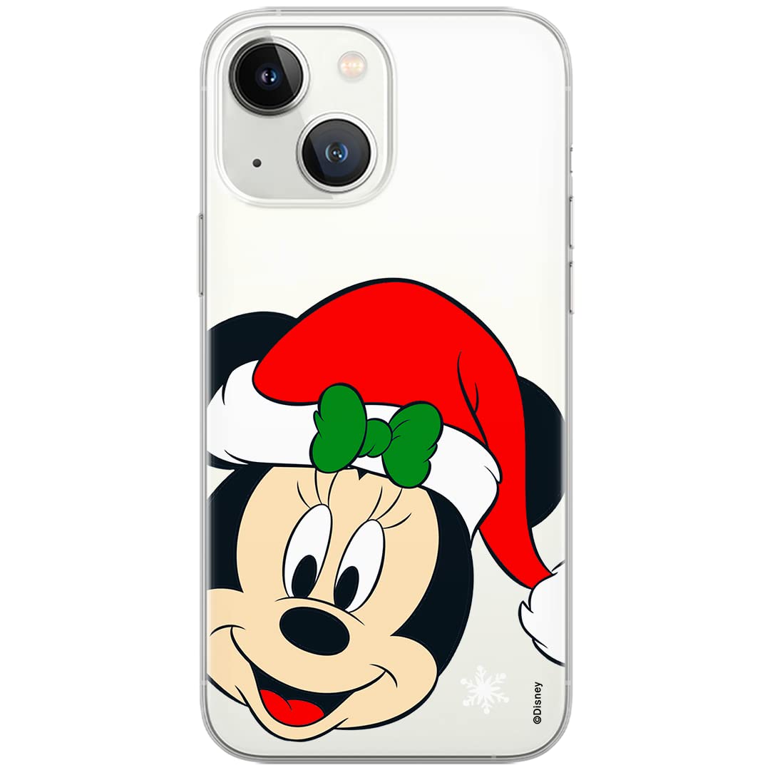 ERT GROUP mobile phone case for iPhone 13 MINI original and officially licensed Disney pattern Minnie 060 optimally adapted to the shape of the mobile phone, case made of TPU